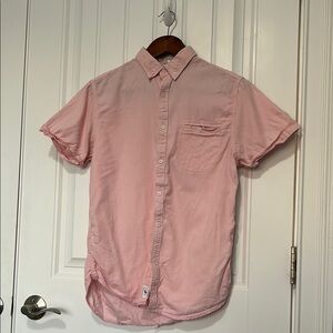 Men's Pink Short Sleeve Shirt
